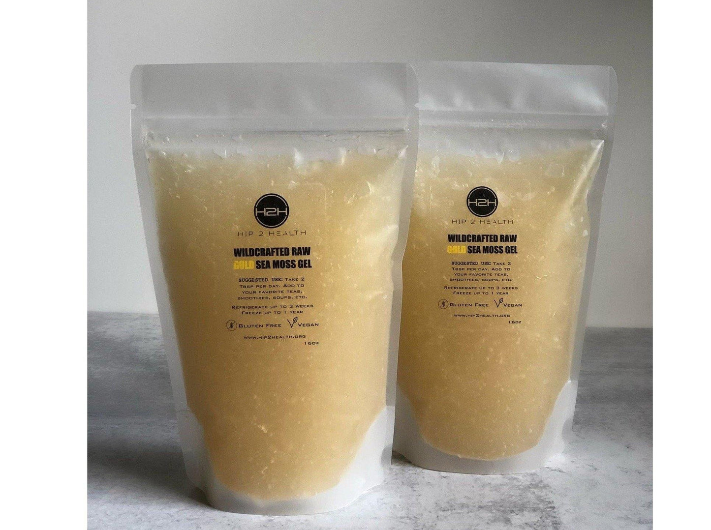 32oz Gold Sea Moss Gel - Hip 2 Health