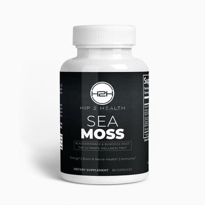 Sea Moss, Bladderwrack & Burdock Root: NEW PACKAGING